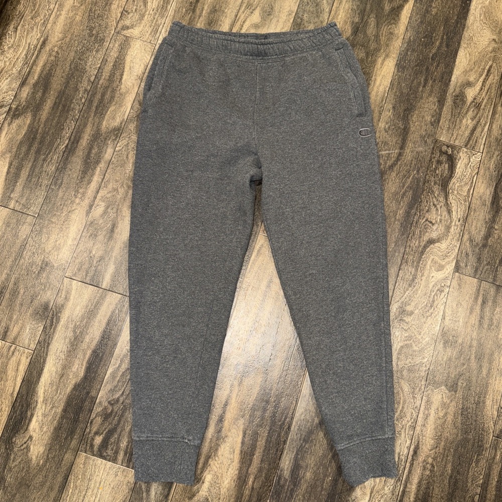 Champion Fleece Sweatpant Joggers Grey AthleticWear Workout Men's‎ Size M